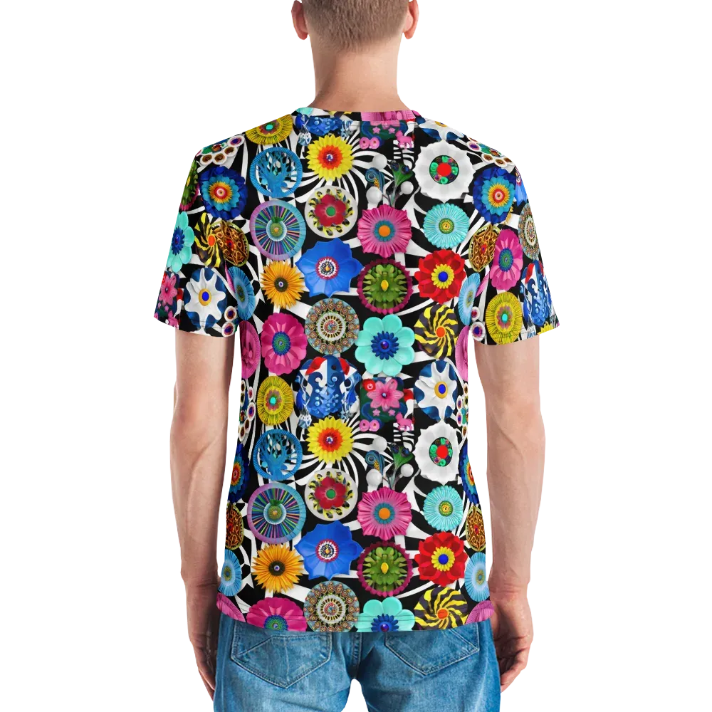 Chromatic Carnival on Men's Crew Neck T-Shirt — Back