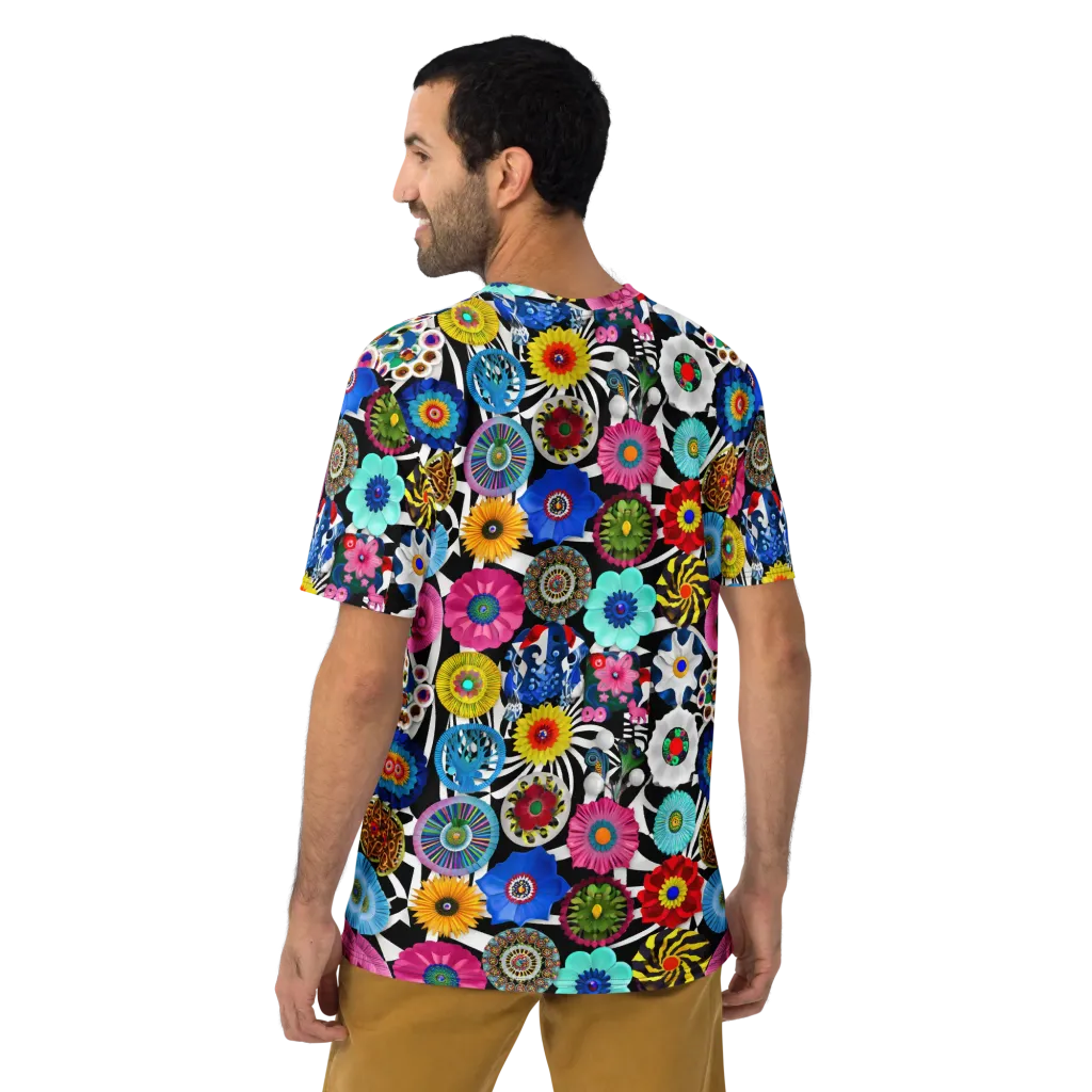 Chromatic Carnival on Men's Crew Neck T-Shirt — Back print
