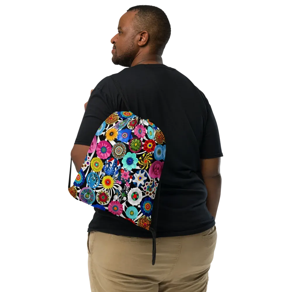 Chromatic Carnival on Drawstring Bag — Print file