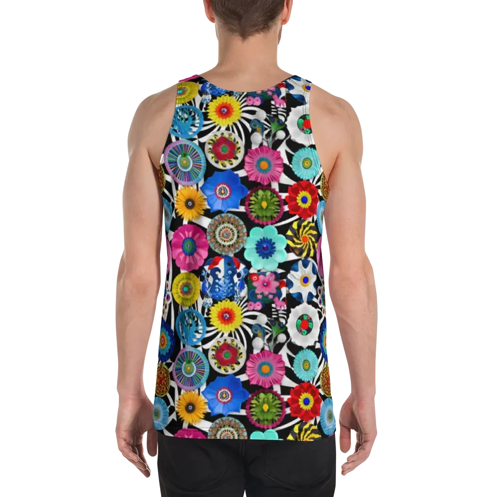 Chromatic Carnival on Men's Tank Top — Back