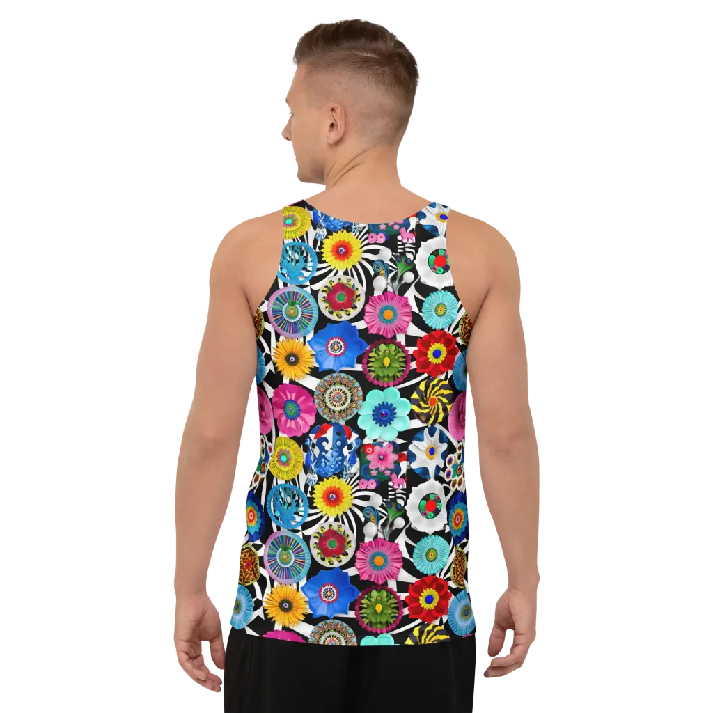 Chromatic Carnival on Men's Tank Top — Back print
