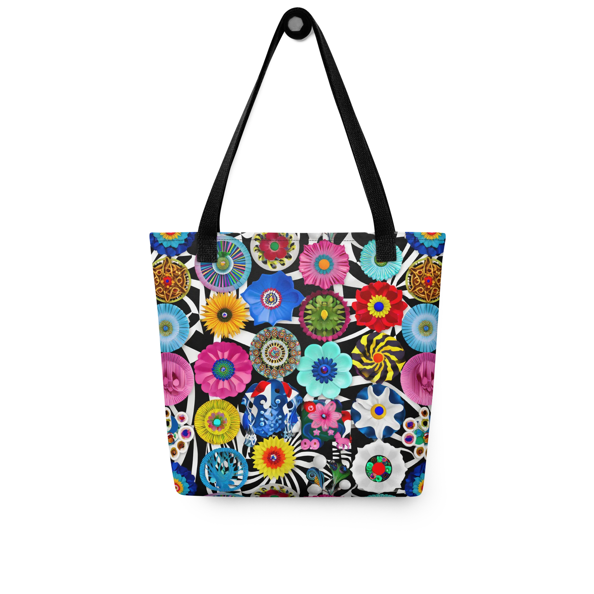 Chromatic Carnival on Tote Bag — Front
