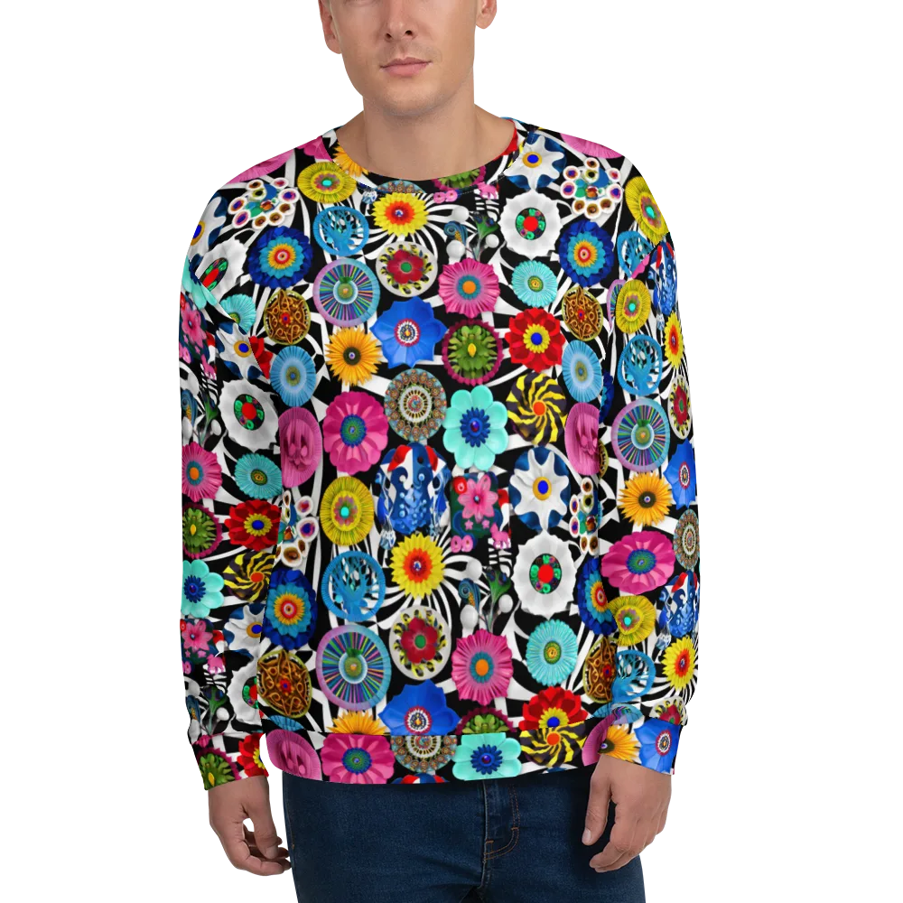 Chromatic Carnival on Sweatshirt — Front