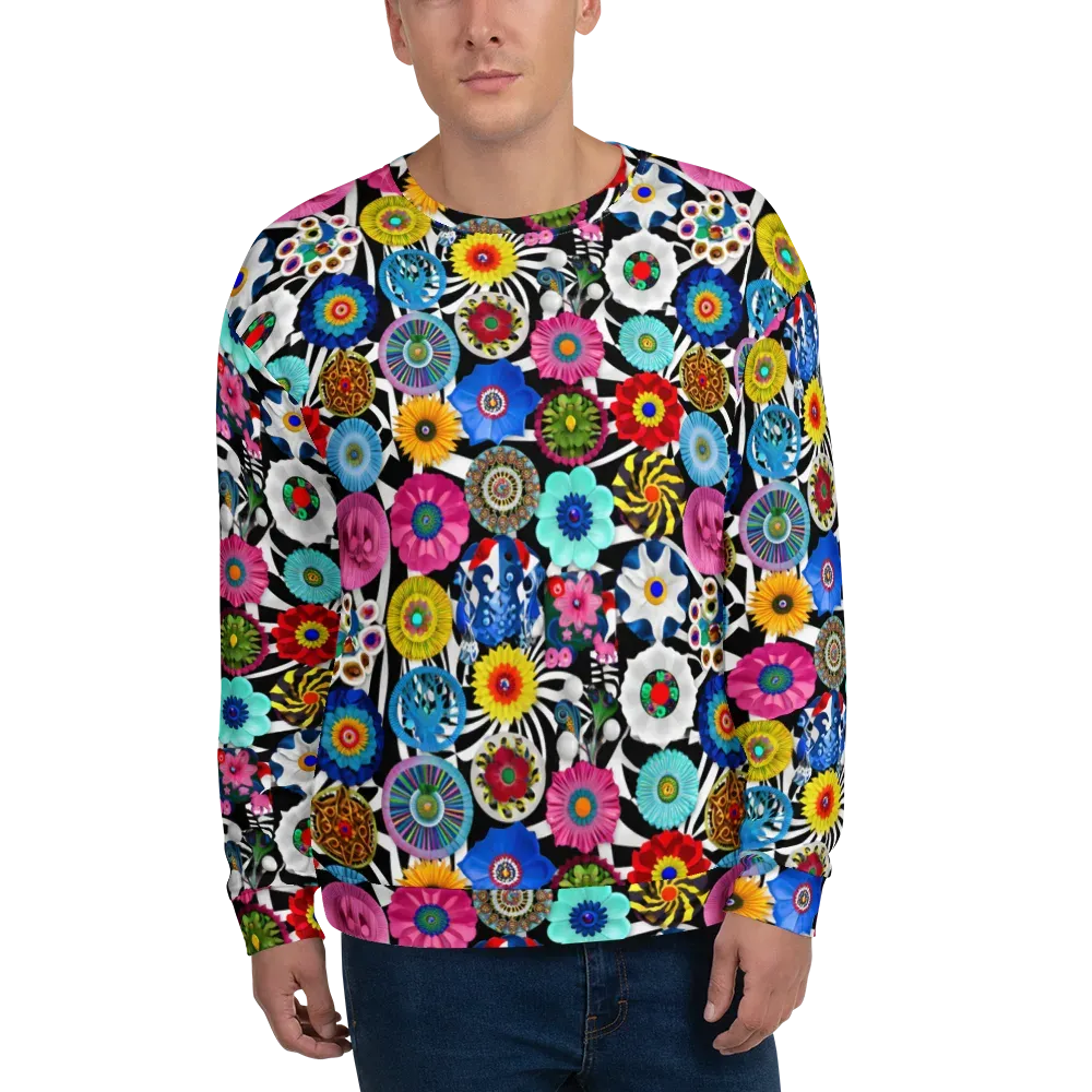 Chromatic Carnival on Sweatshirt — Front