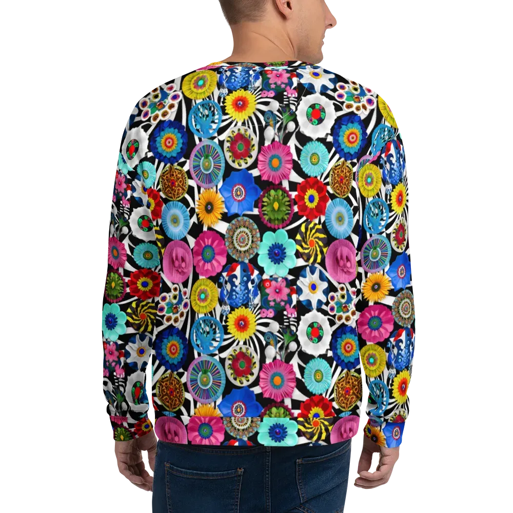 Chromatic Carnival on Sweatshirt — Back