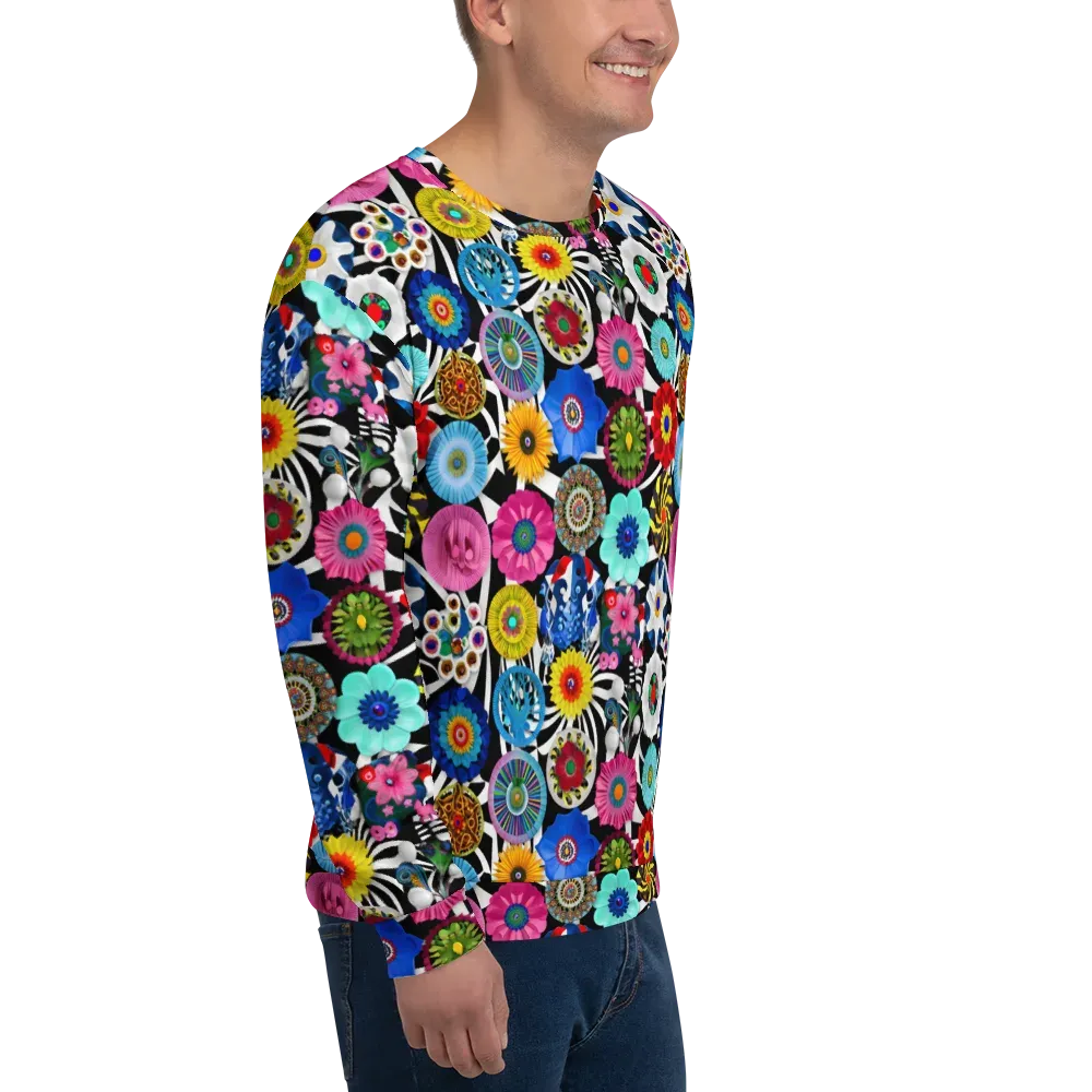 Chromatic Carnival on Sweatshirt — Right Front
