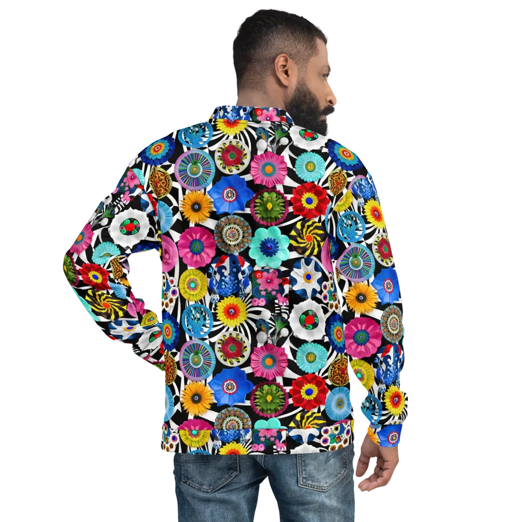 Chromatic Carnival on Bomber Jacket — Back print