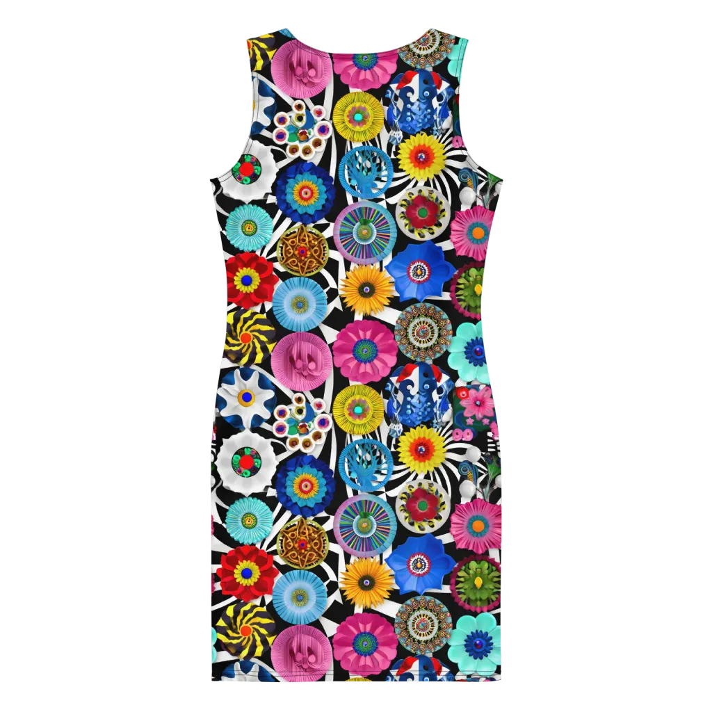 Chromatic Carnival on Bodycon Dress — Print file