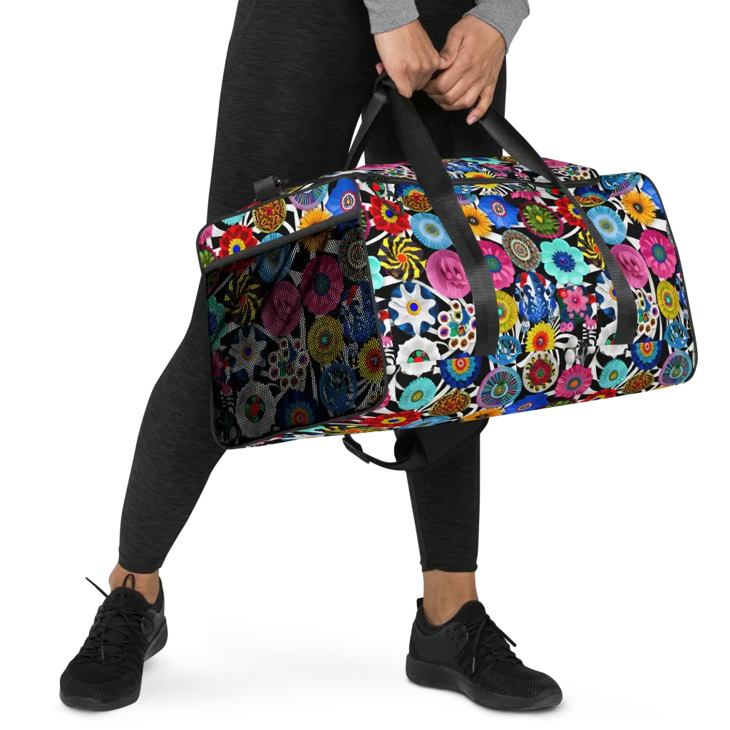 Chromatic Carnival on Duffle Bag — Right Front