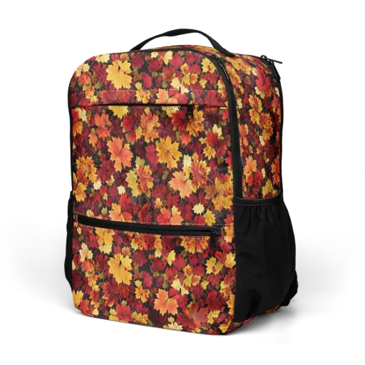Falling Gold on a Utility Backpack
