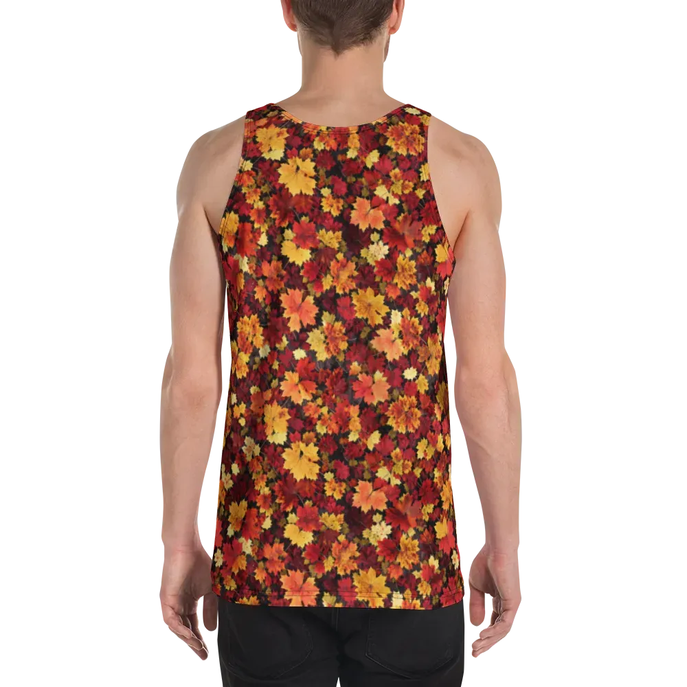 Falling Gold on Men's Tank Top — Back