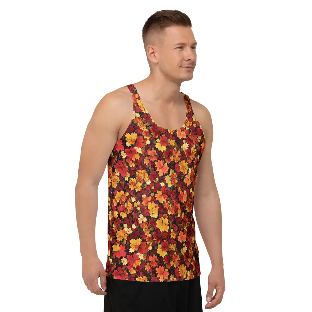 Falling Gold on Men's Tank Top — Front print