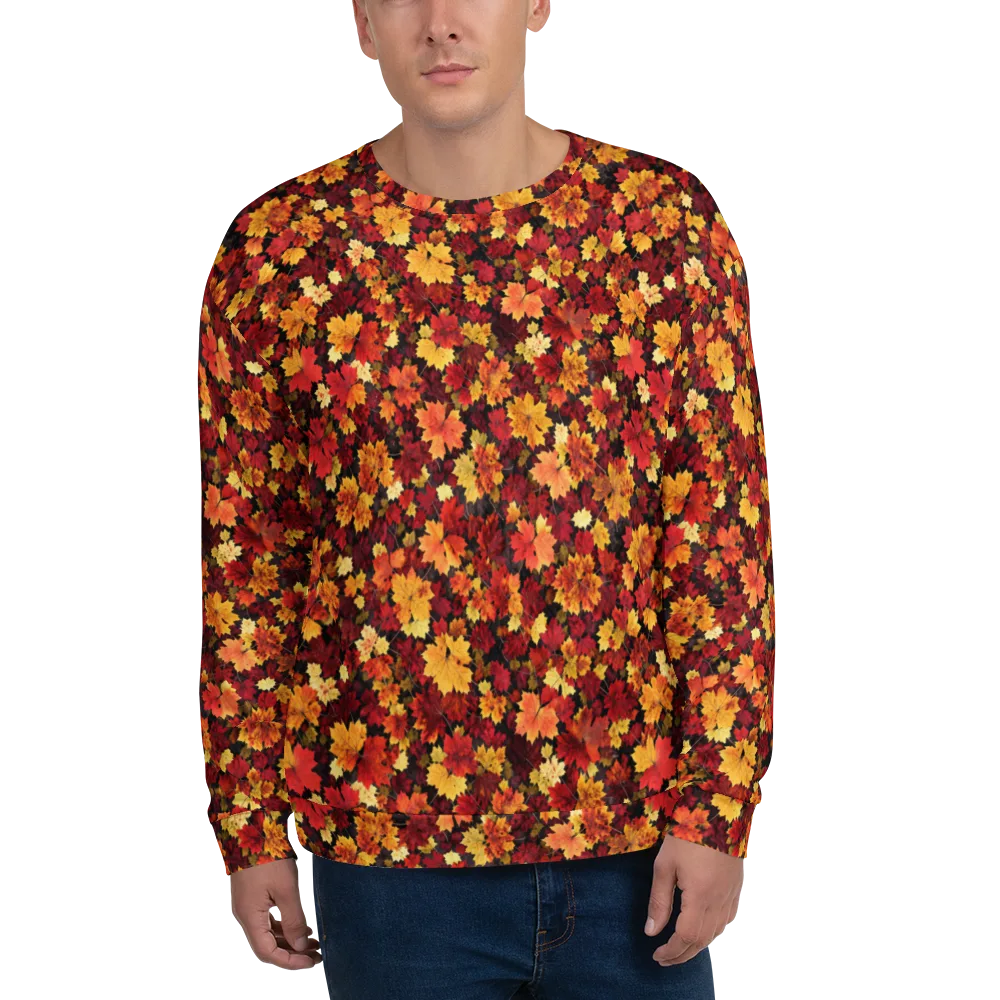Falling Gold on Sweatshirt — Front