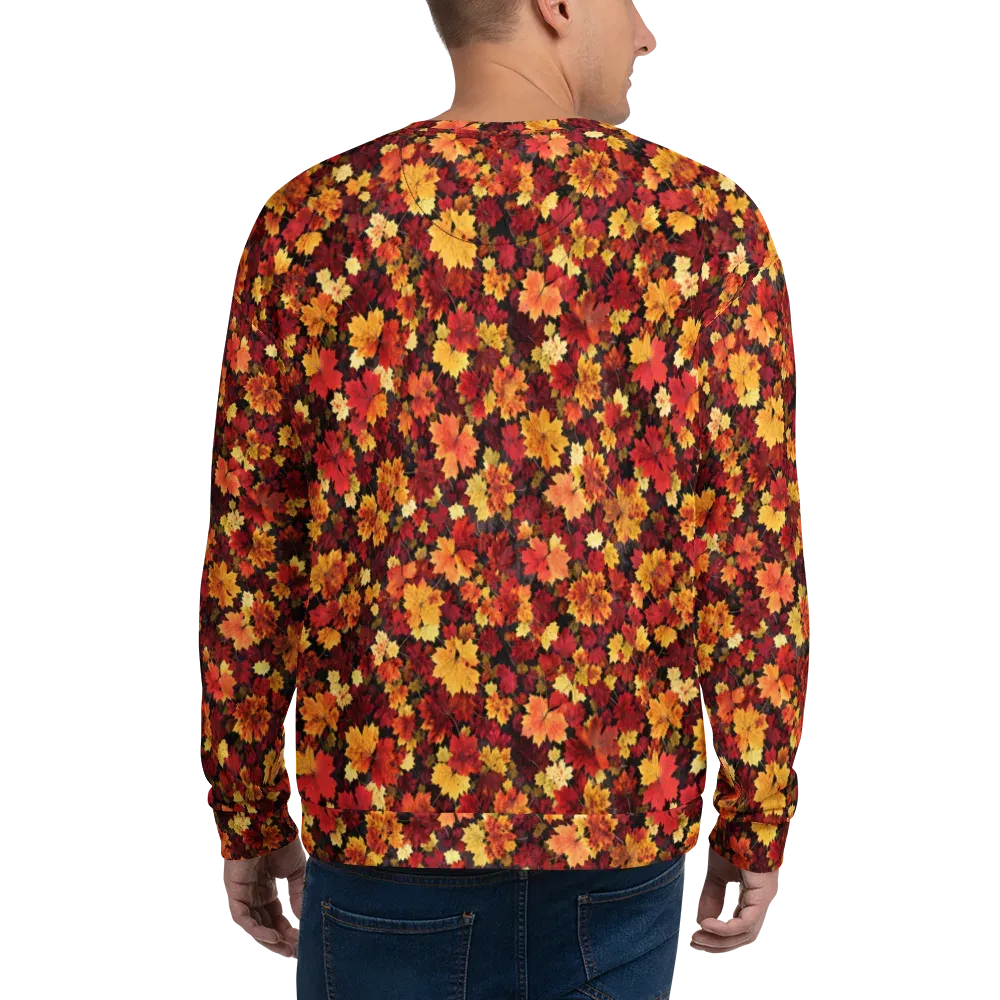 Falling Gold on Sweatshirt — Back