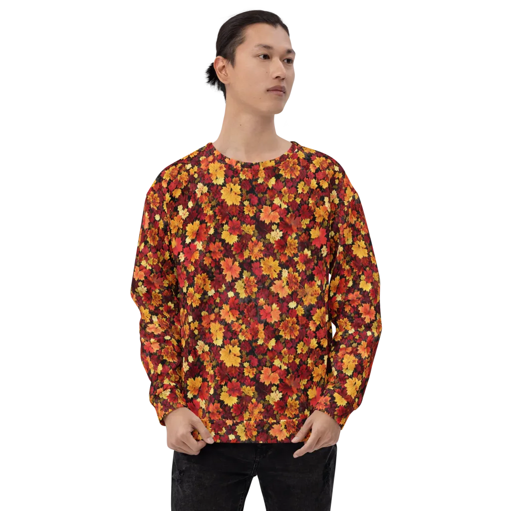 Falling Gold on Sweatshirt — Front print