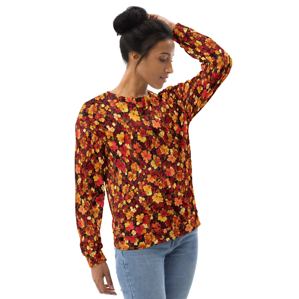 Falling Gold on Sweatshirt — Back print