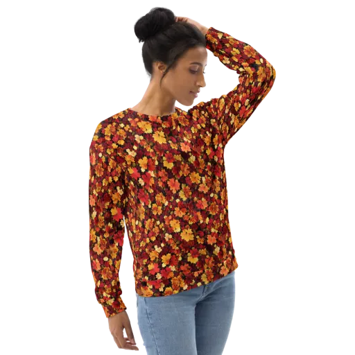 Falling Gold on a Sweatshirt