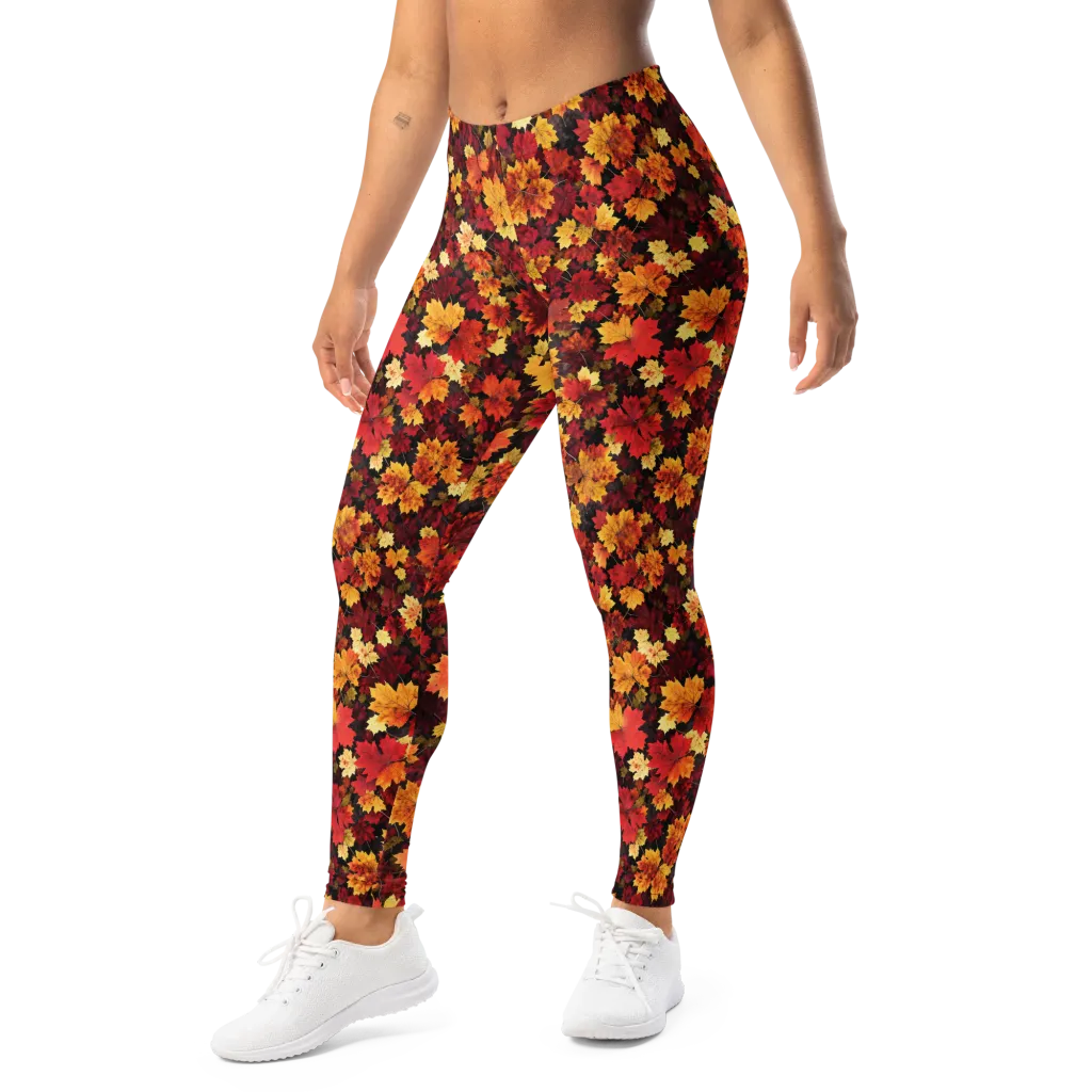 Falling Gold on Leggings — Print file