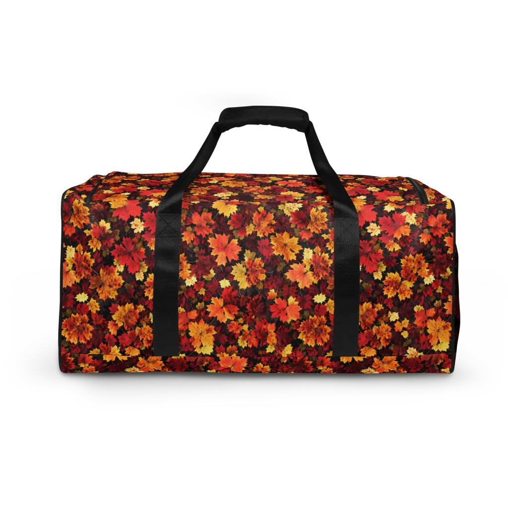 Falling Gold on Duffle Bag — Back print