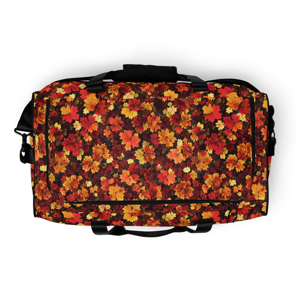Falling Gold on Duffle Bag — Top print