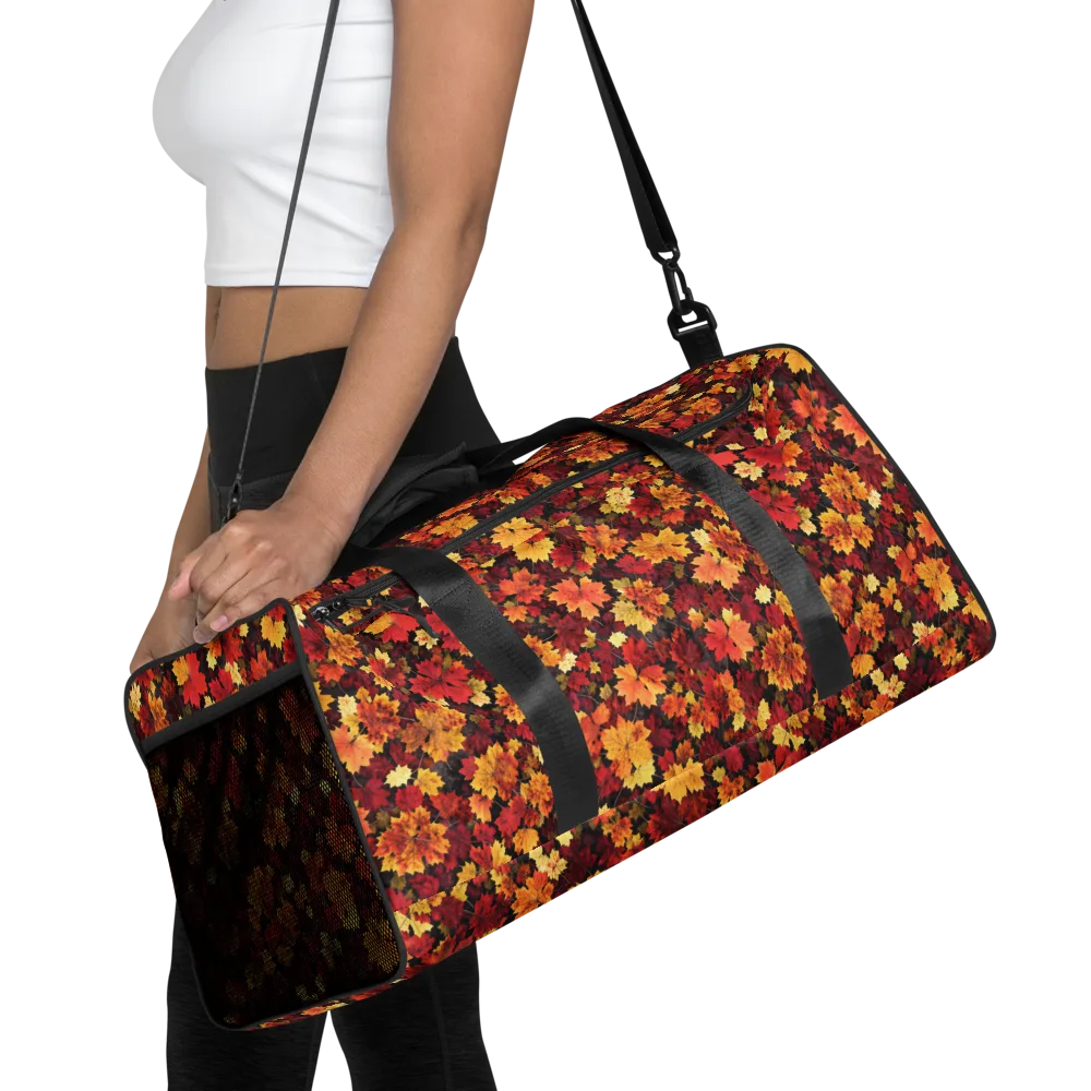 Falling Gold on Duffle Bag — Front