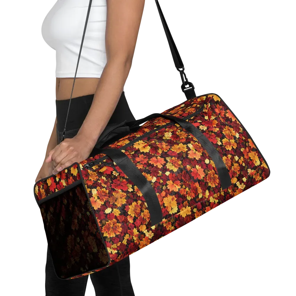 Falling Gold on Duffle Bag — Front