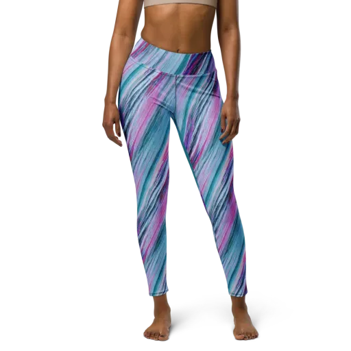 Chromatic Drift on a Yoga Leggings