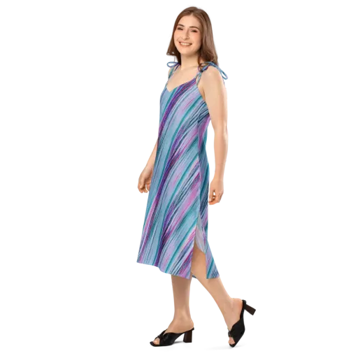 Chromatic Drift on a Slip Dress