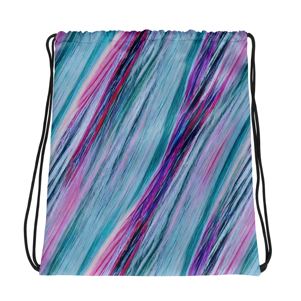 Chromatic Drift on Drawstring Bag — Mockup