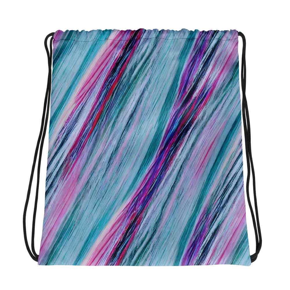 Chromatic Drift on Drawstring Bag — Mockup