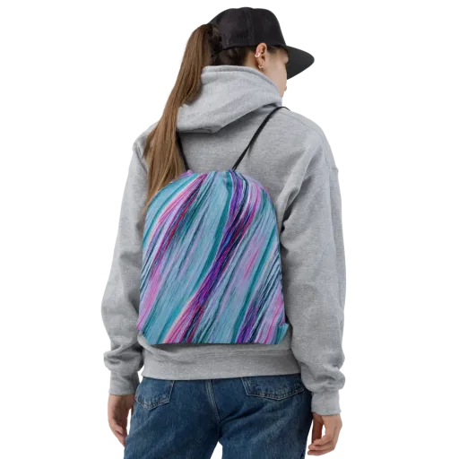 Chromatic Drift on a Drawstring Bag