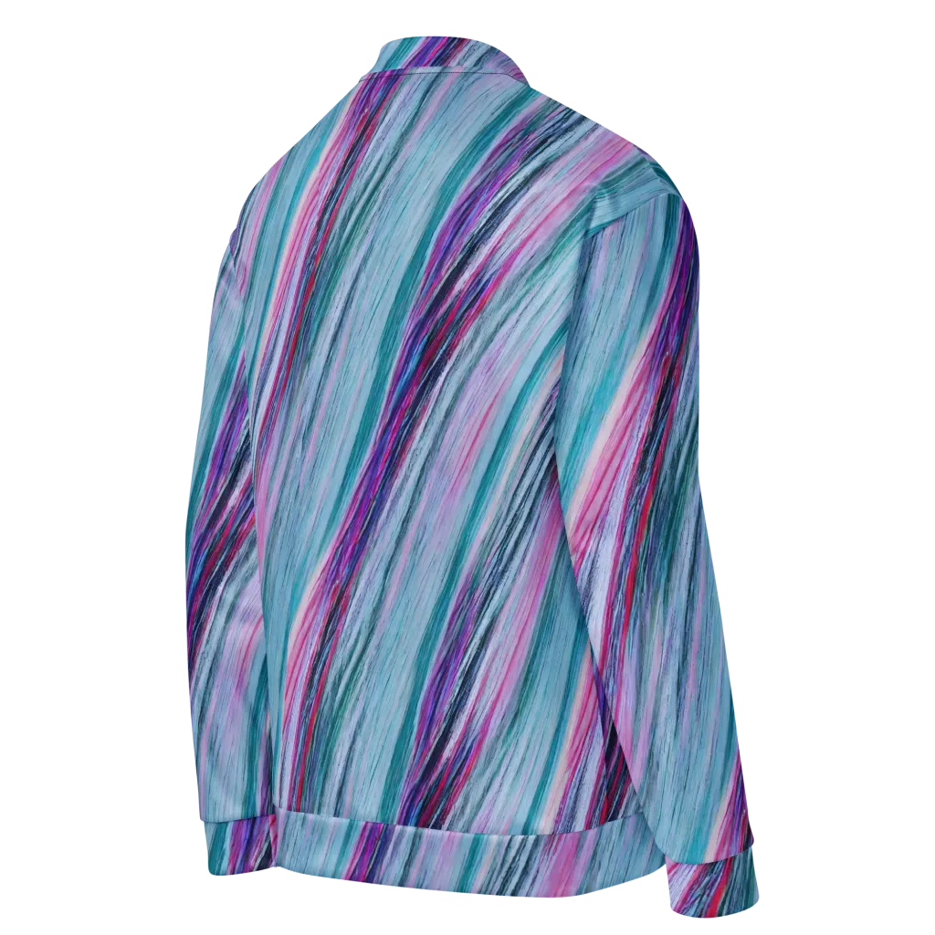 Chromatic Drift on Bomber Jacket — Details