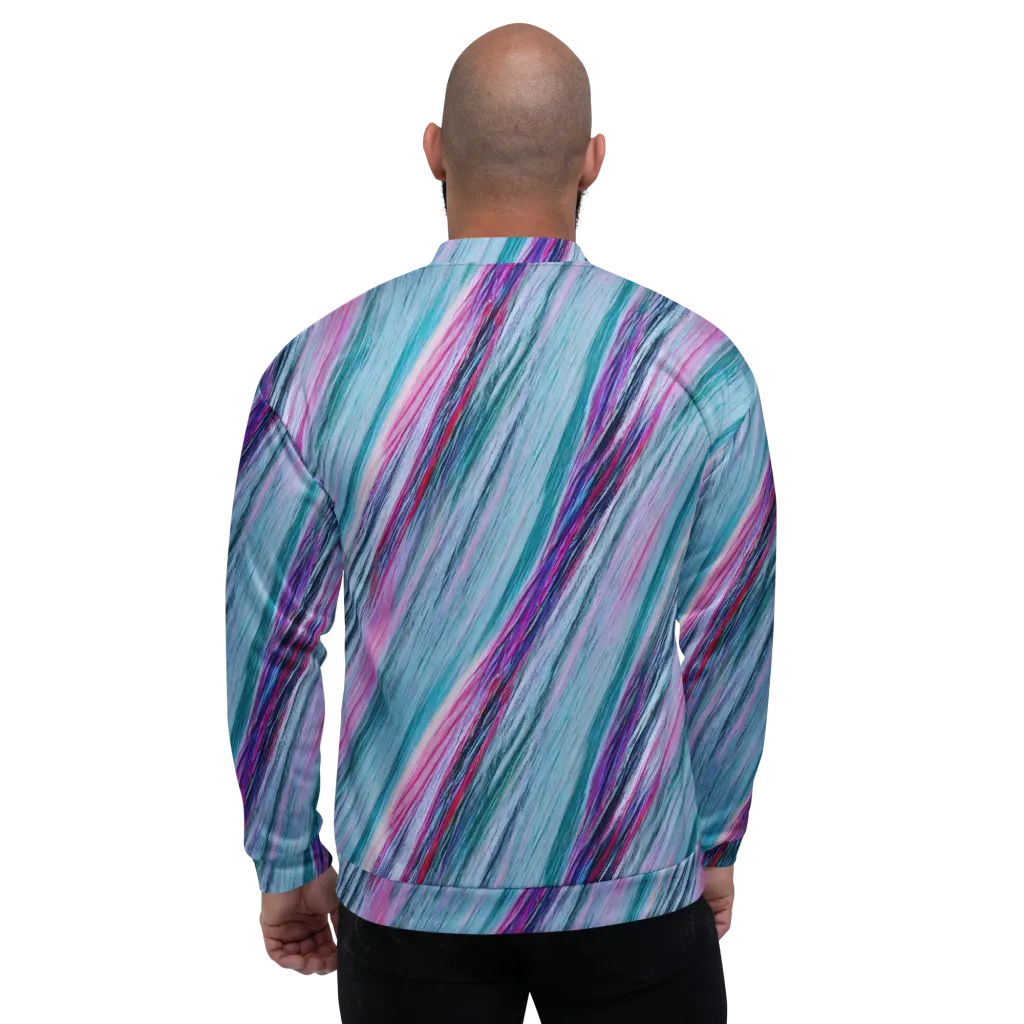 Chromatic Drift on Bomber Jacket — Back