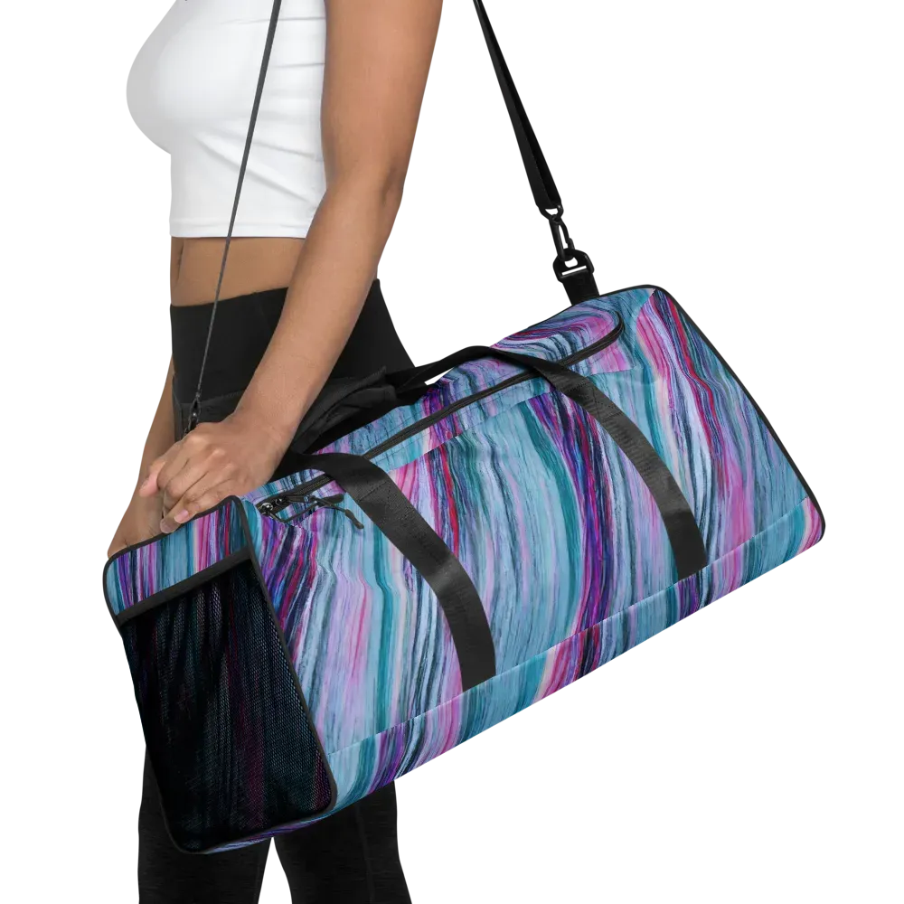 Chromatic Drift on Duffle Bag — Front