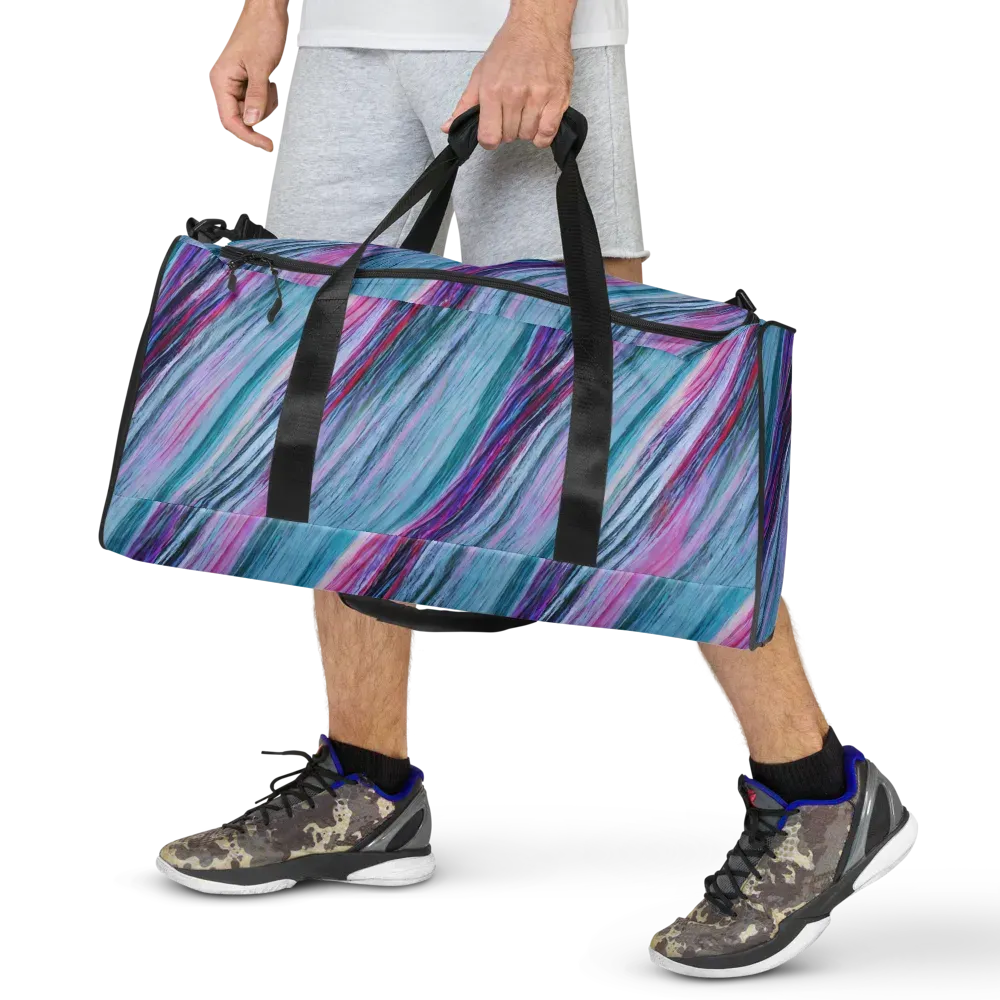 Chromatic Drift on Duffle Bag — Back print