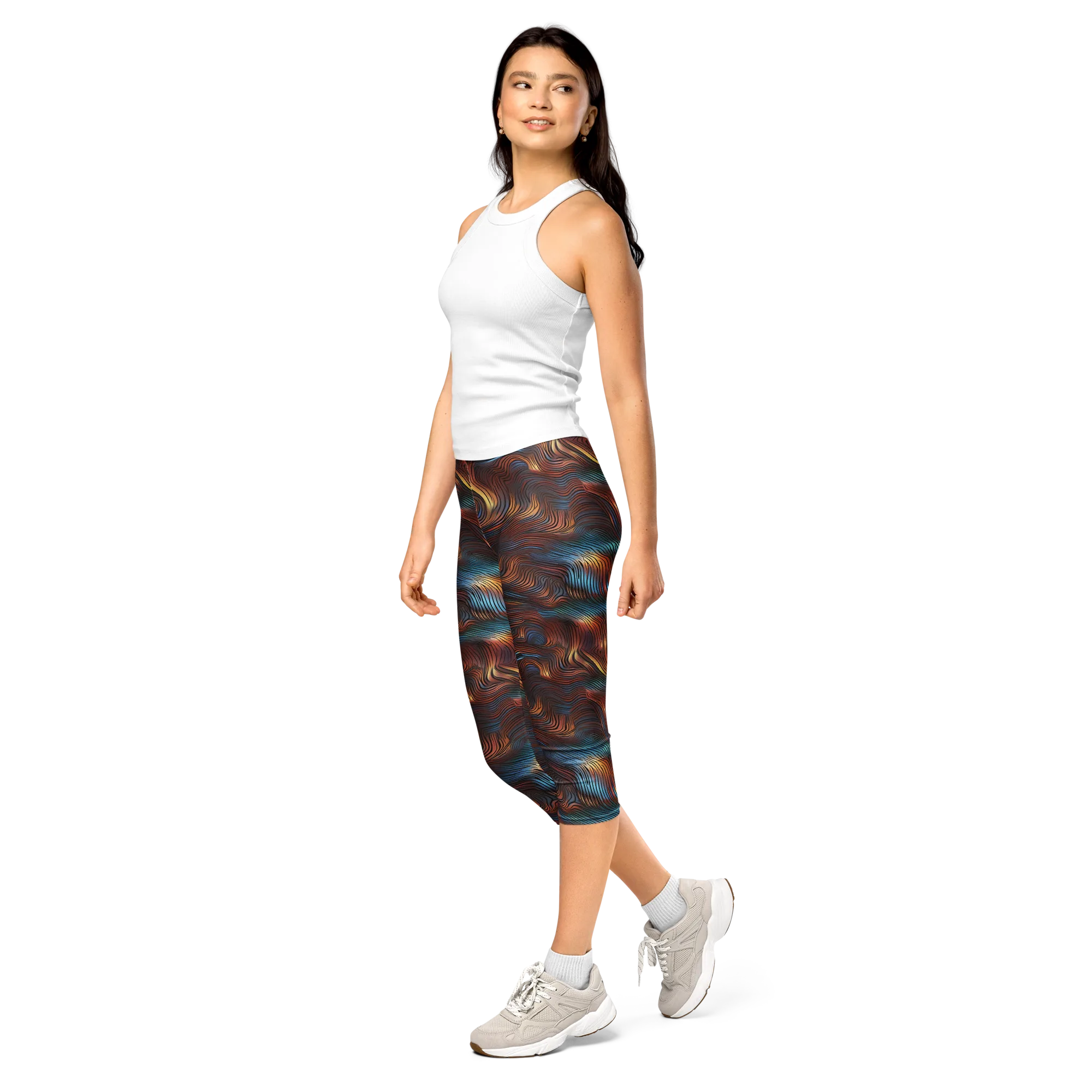 Molten Topography on Capri Leggings — Print file