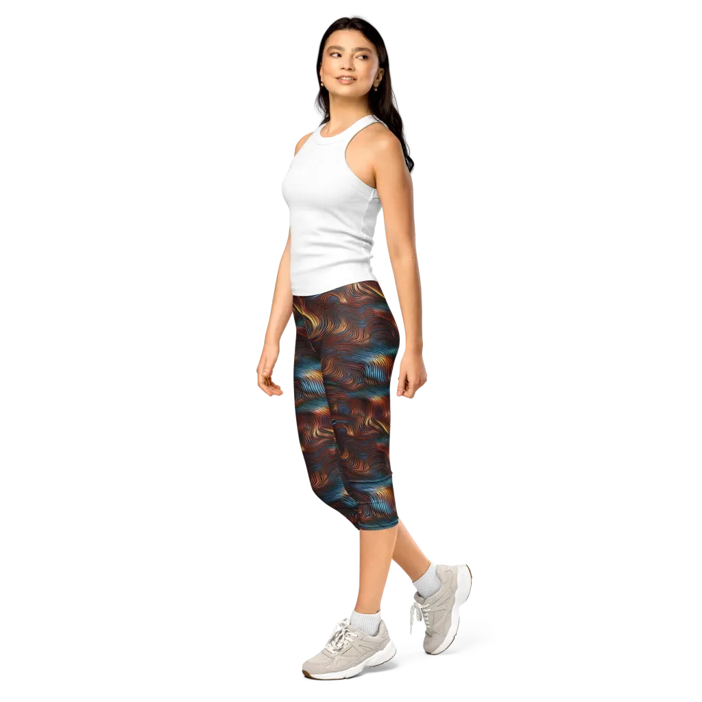 Molten Topography on Capri Leggings — Print file