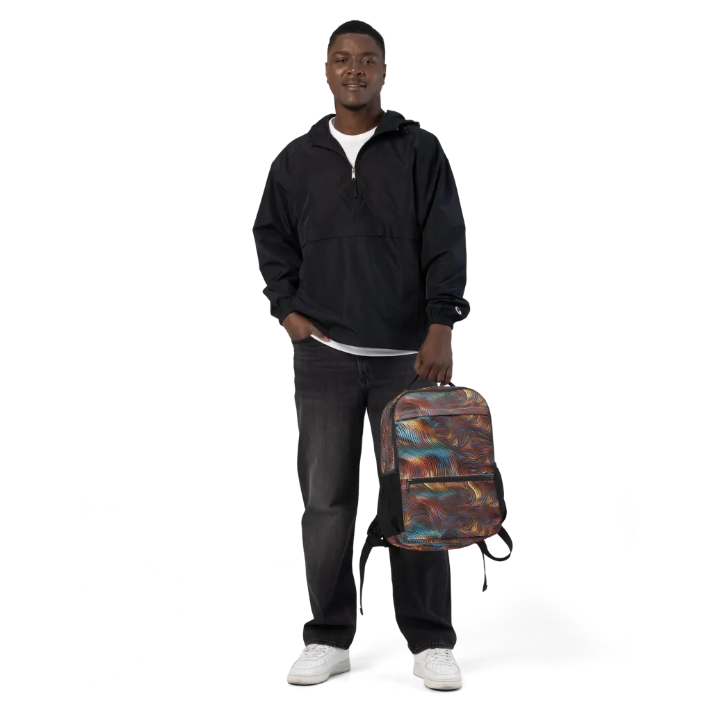 Molten Topography on Utility Backpack — Front