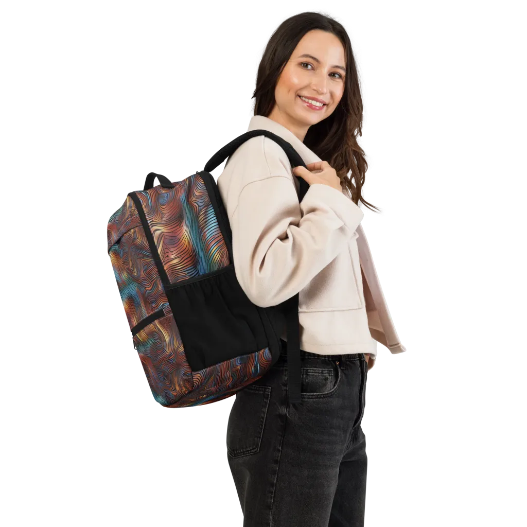Molten Topography on Utility Backpack — Right