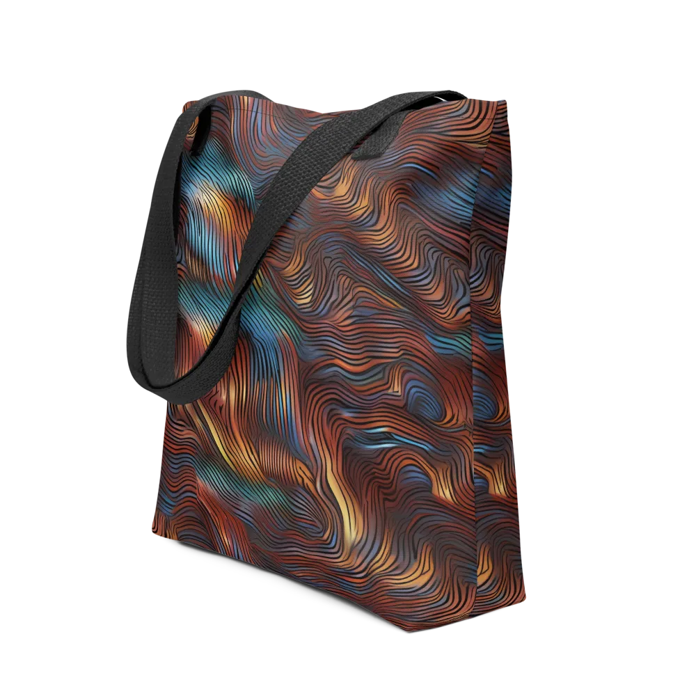 Molten Topography on Tote Bag — Print file