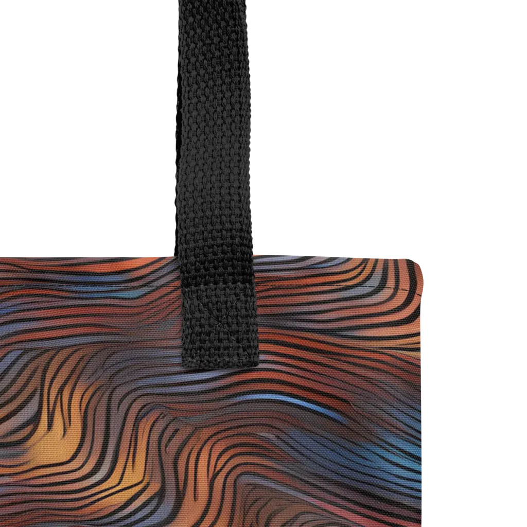 Molten Topography on Tote Bag — Product details