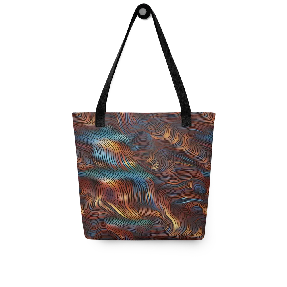 Molten Topography on Tote Bag — Front