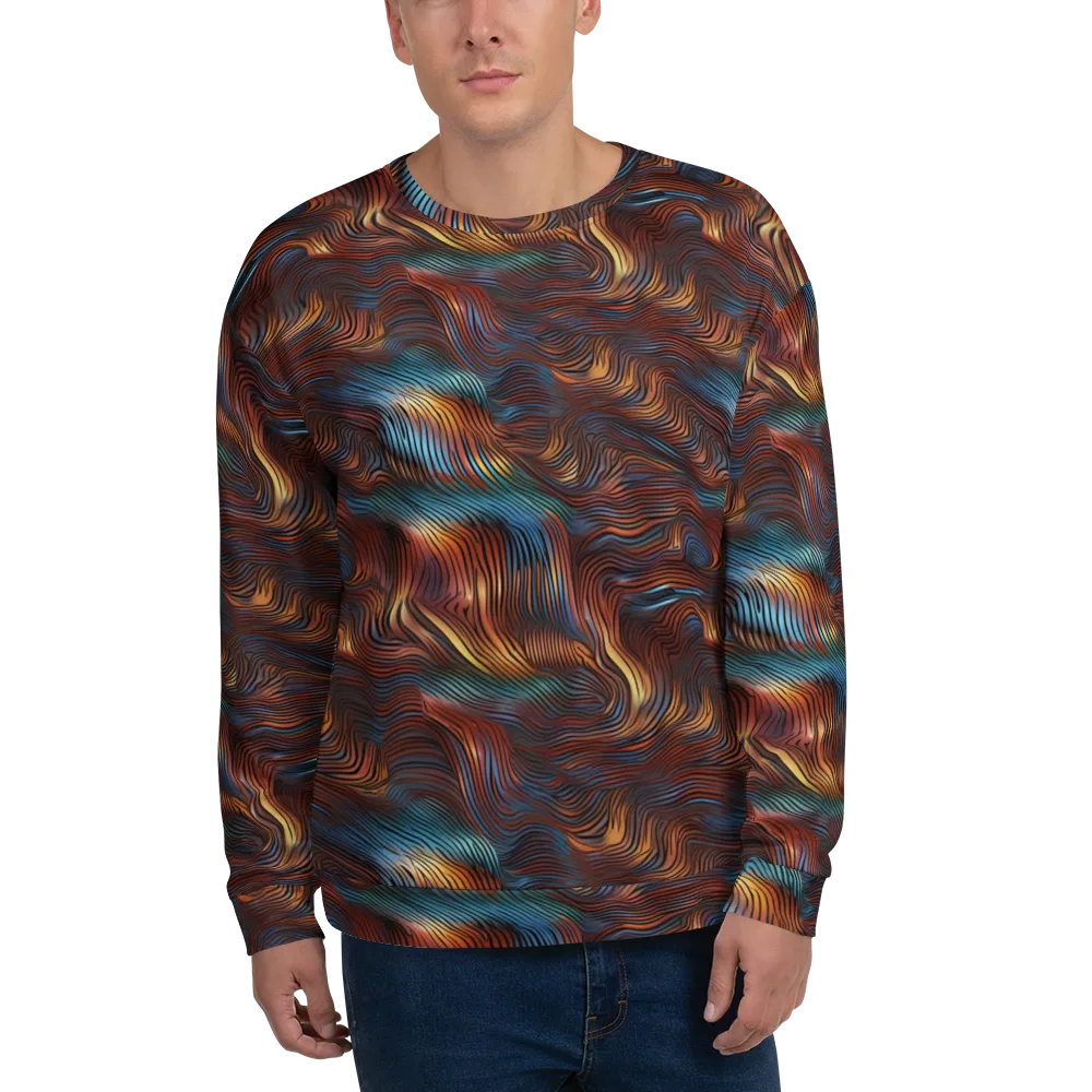 Molten Topography on Sweatshirt — Front