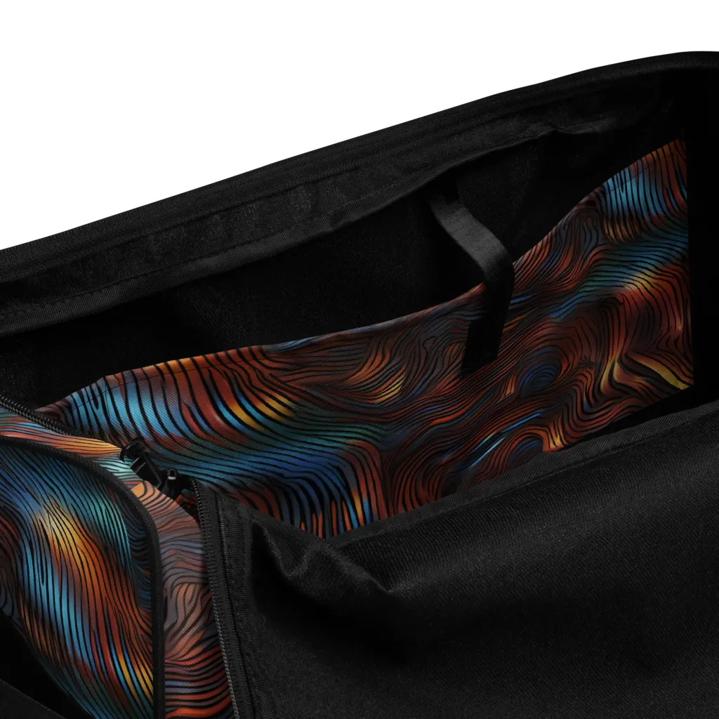 Molten Topography on Duffle Bag — Product details