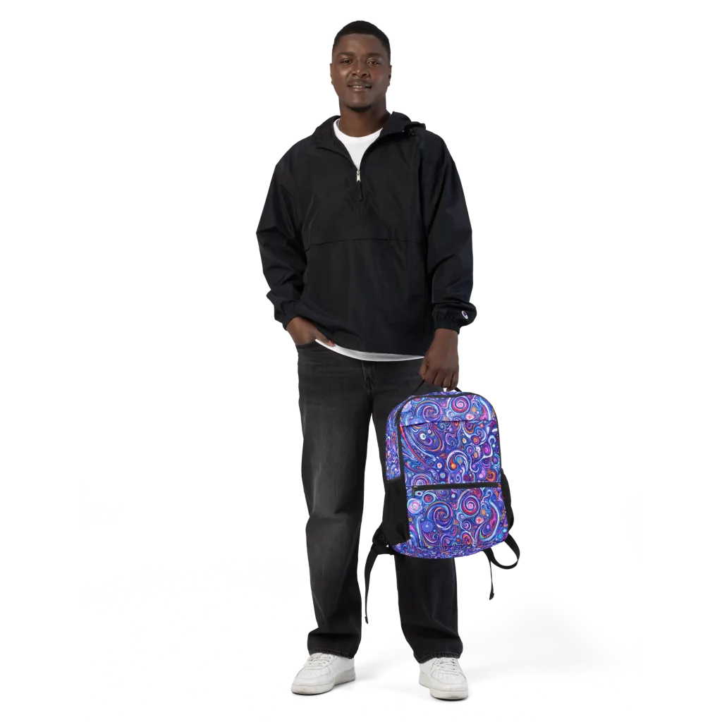 Cosmic Marbles on Utility Backpack — Front