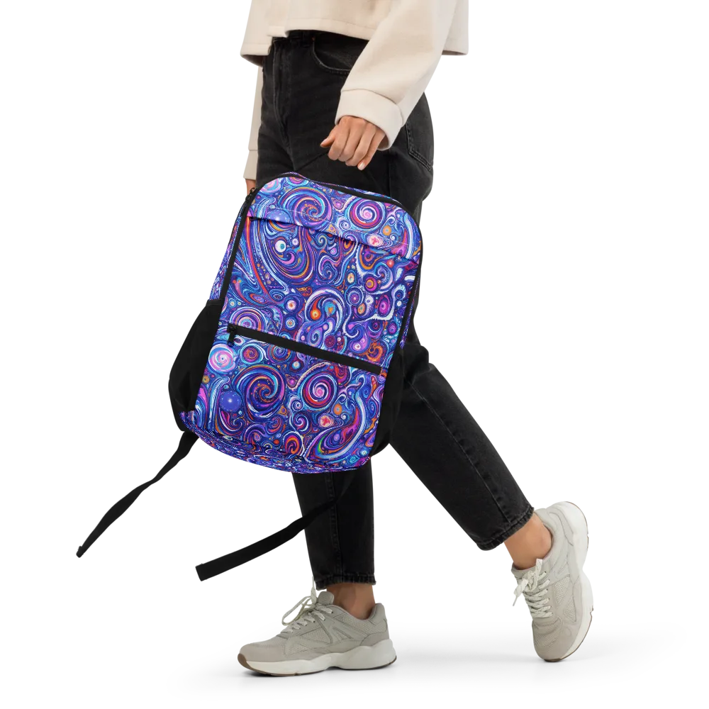 Cosmic Marbles on Utility Backpack — Front 2