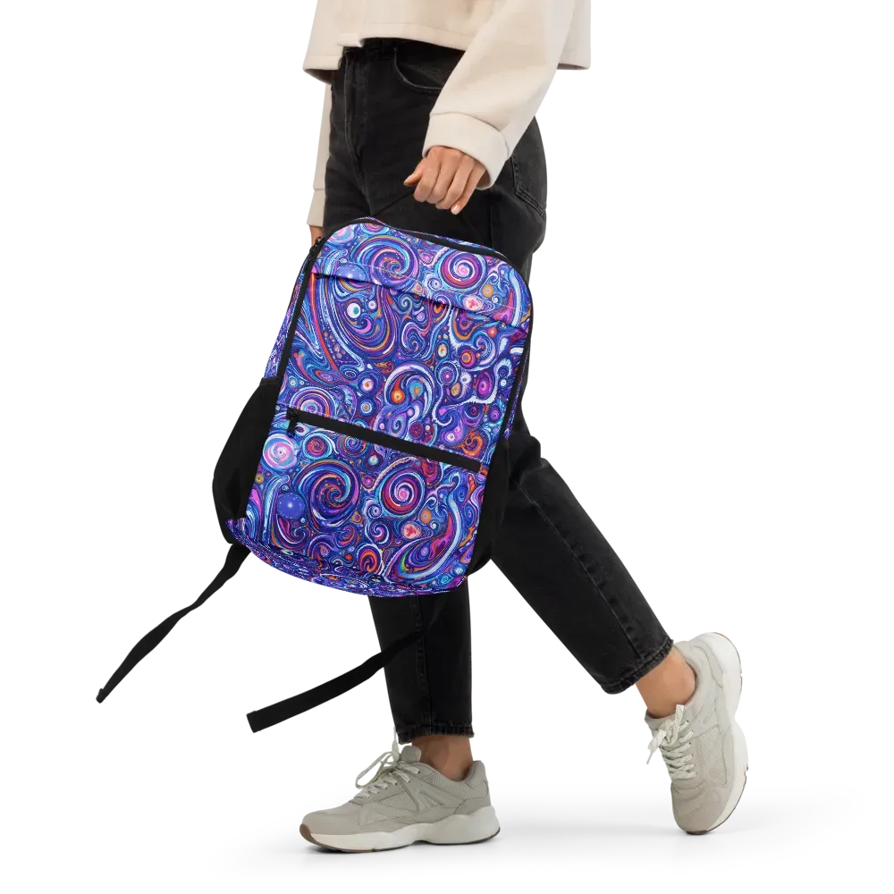 Cosmic Marbles on Utility Backpack — Front 2