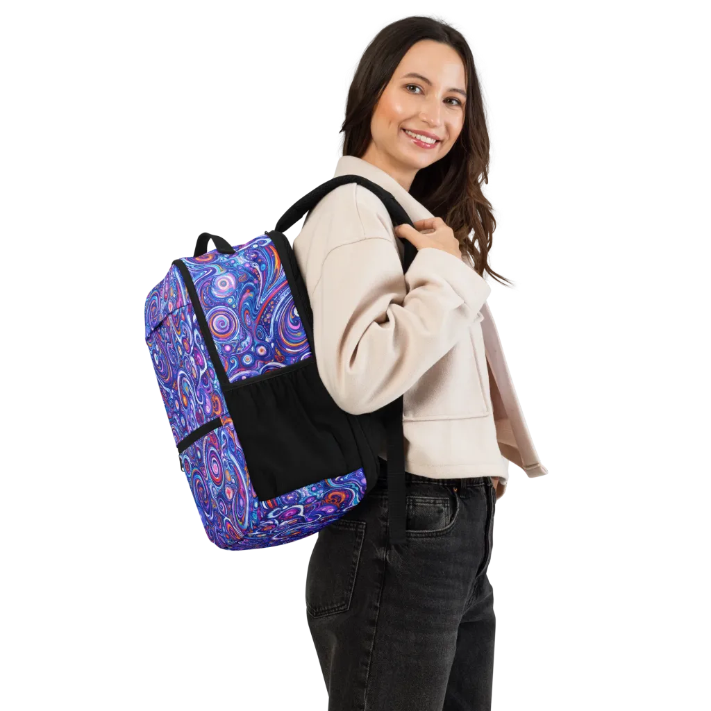 Cosmic Marbles on Utility Backpack — Right