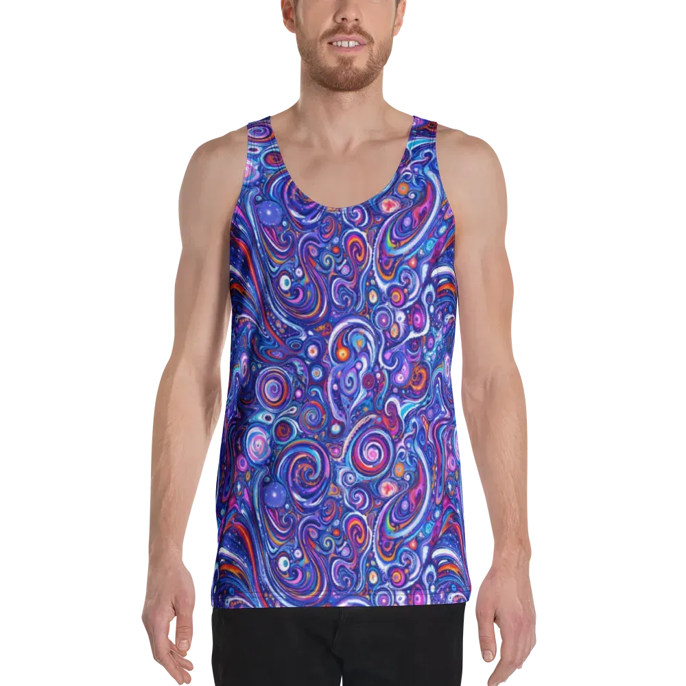 Cosmic Marbles on Men's Tank Top — Front