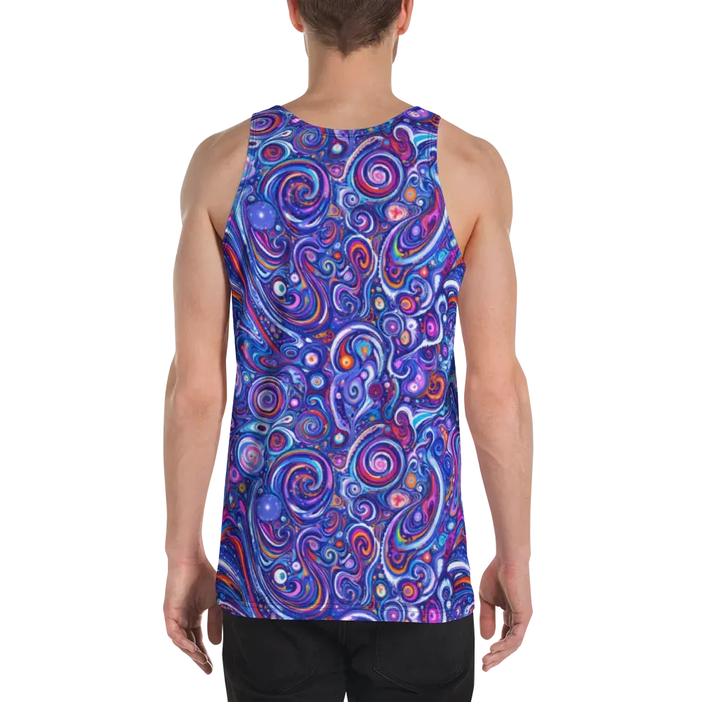 Cosmic Marbles on Men's Tank Top — Back